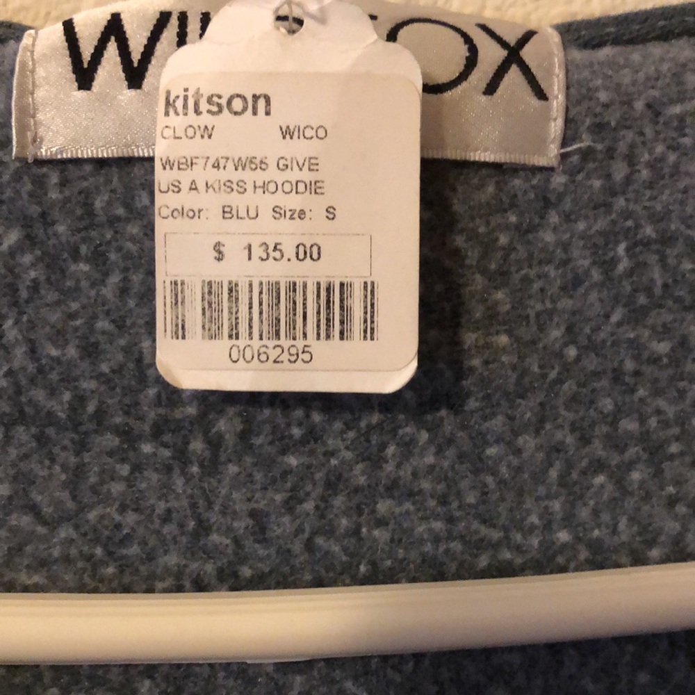 Wildfox Burnout hoodie Kiss size Small New - Picture 5 of 12